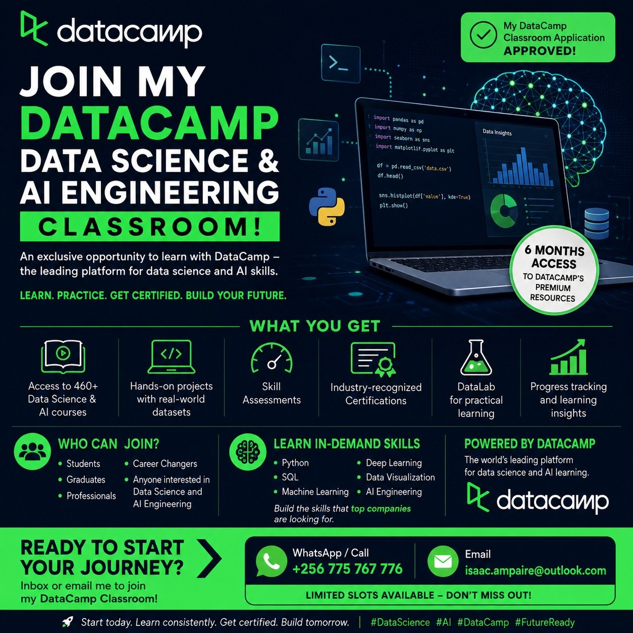 Data Science & AI Engineering with DataCamp